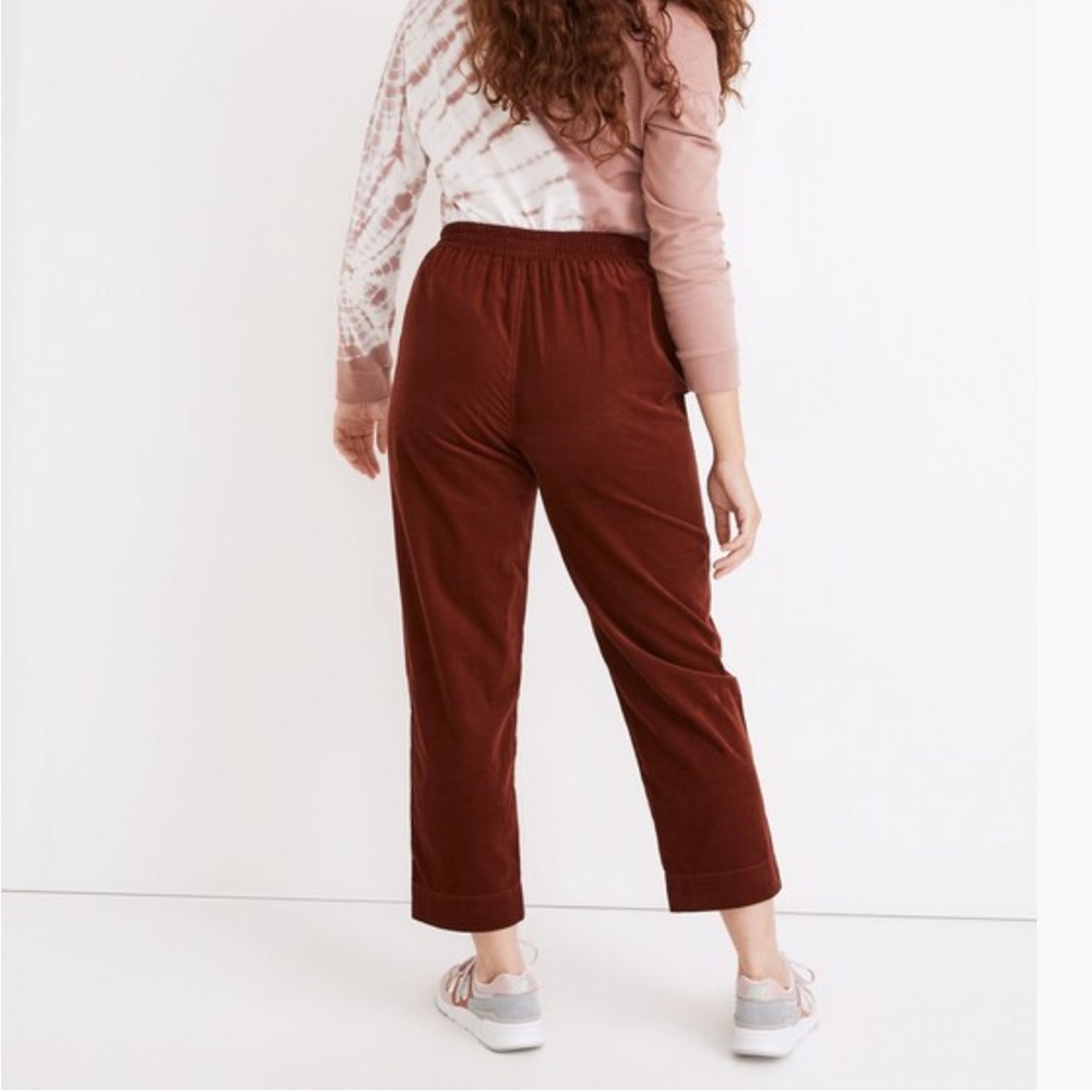 Madewell Curvy Tapered Huston Pull-On Crop Pants in Corduroy - Picture 3 of 9
